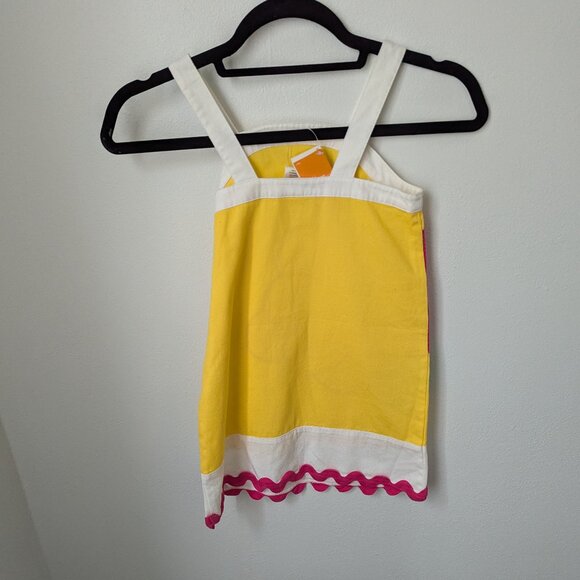 NWT Gymboree Girls Yellow & Pink Multi-Media Floral Dress, 6 - Picture 5 of 5